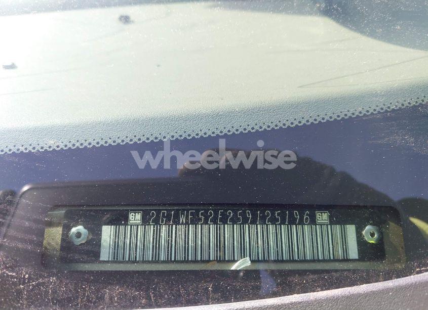 Photo 9 of 2005 Chevrolet Impala (VIN 2G1WF52E259125196)