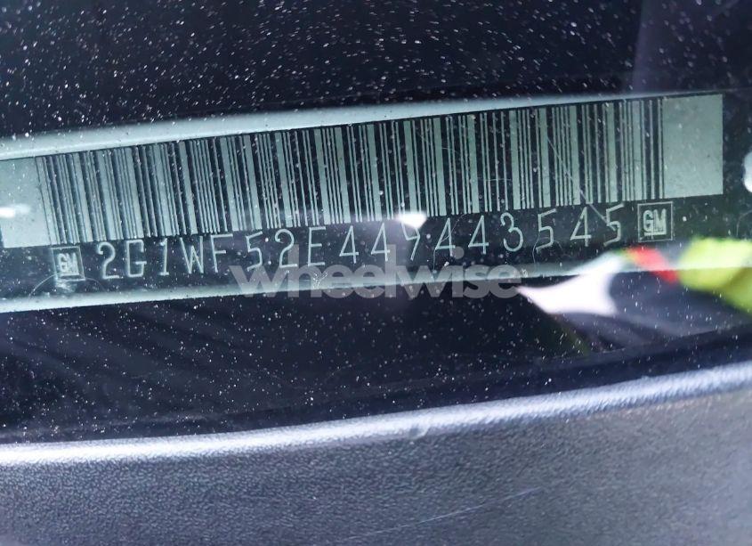 Photo 9 of 2004 Chevrolet Impala (VIN 2G1WF52E449443545)