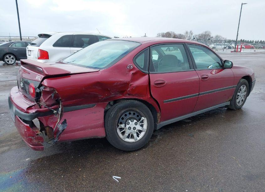 Photo 4 of 2005 Chevrolet Impala (VIN 2G1WF52E459230483)