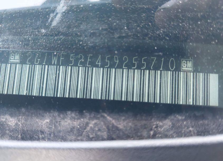 Photo 9 of 2005 Chevrolet Impala (VIN 2G1WF52E459255710)