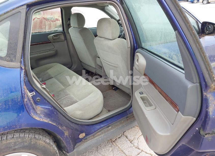 Photo 8 of 2005 Chevrolet Impala (VIN 2G1WF52E559350258)