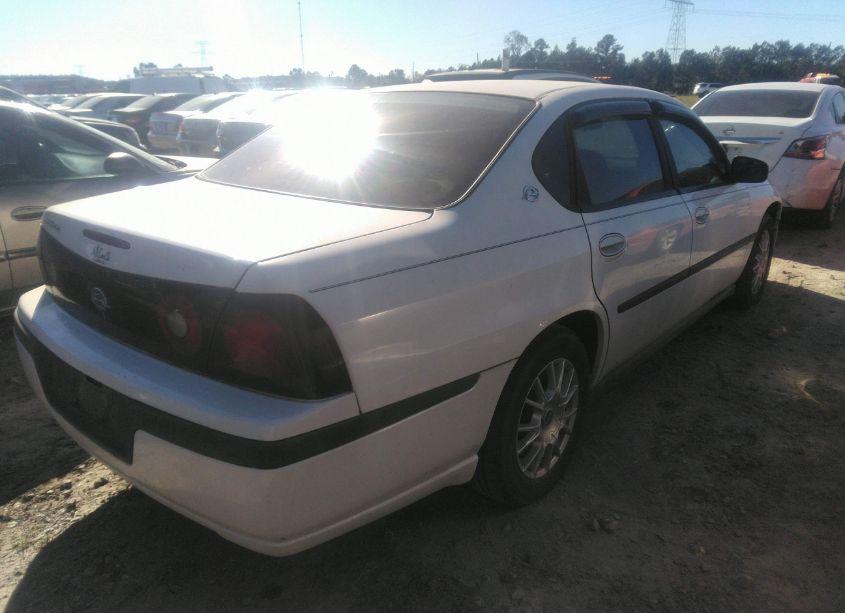 Photo 4 of 2003 Chevrolet Impala (VIN 2G1WF52E739278802)