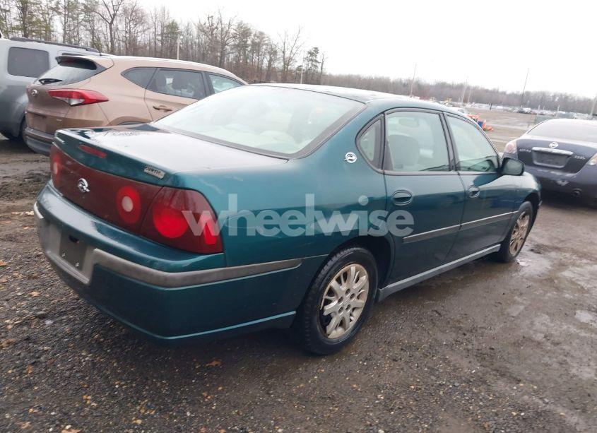 Photo 4 of 2001 Chevrolet Impala (VIN 2G1WF52E819167558)