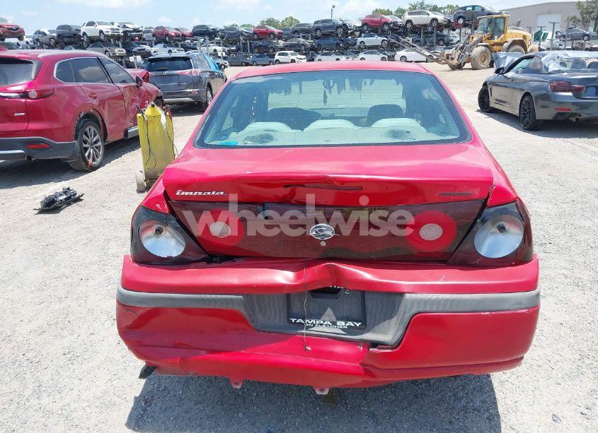 Photo 6 of 2004 Chevrolet Impala (VIN 2G1WF52E849269625)