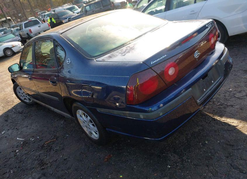 Photo 3 of 2002 Chevrolet Impala (VIN 2G1WF52E929243189)