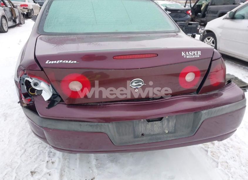 Photo 6 of 2003 Chevrolet Impala (VIN 2G1WF52EX39129848)