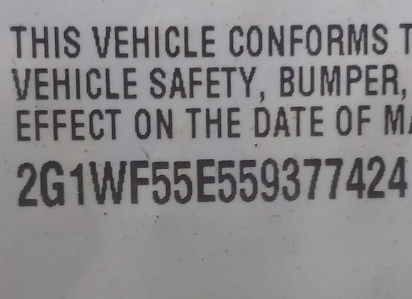 Photo 9 of 2005 Chevrolet Impala (VIN 2G1WF55E559377424)