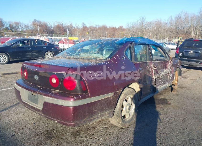 Photo 4 of 2004 Chevrolet Impala (VIN 2G1WF55E649235355)