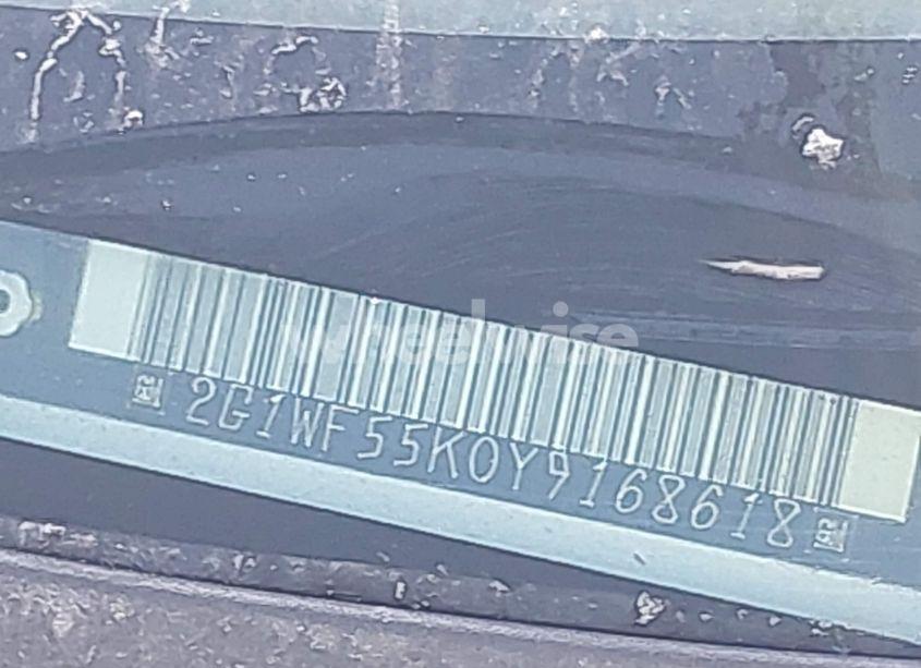 Photo 9 of 2000 Chevrolet Impala (VIN 2G1WF55K0Y9168618)