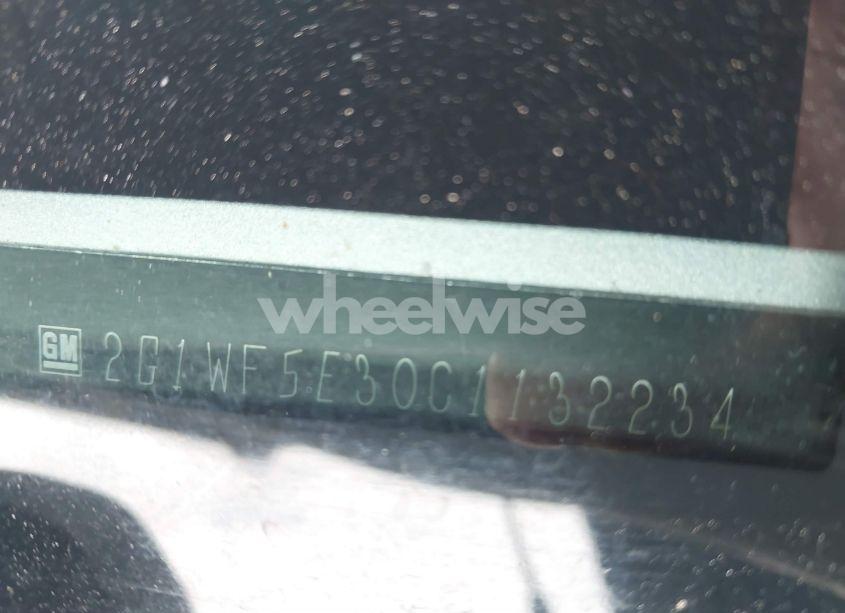 Photo 9 of 2012 Chevrolet Impala LS (VIN 2G1WF5E30C1132234)