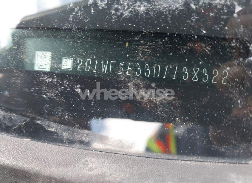 Photo 9 of 2013 Chevrolet Impala LS (VIN 2G1WF5E33D1138322)