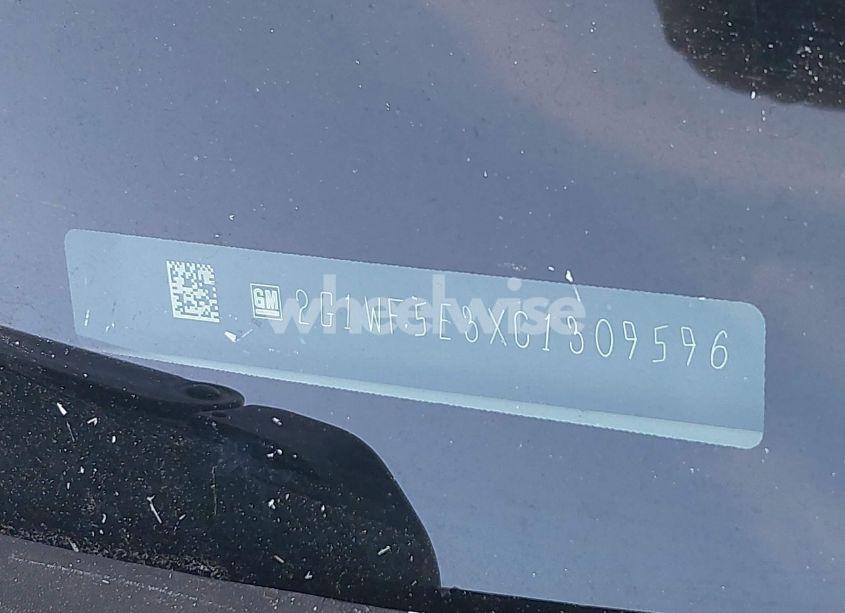 Photo 9 of 2012 Chevrolet Impala LS (VIN 2G1WF5E3XC1309596)