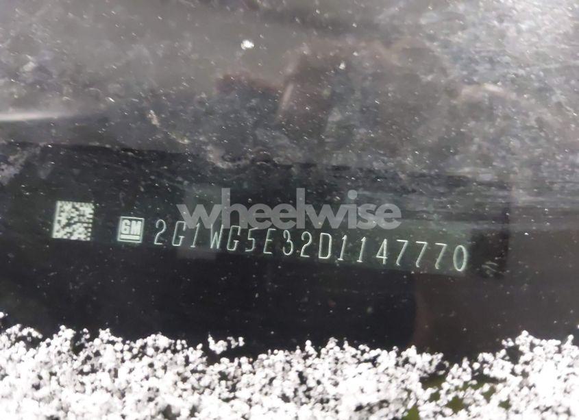 Photo 9 of 2013 Chevrolet Impala LT (VIN 2G1WG5E32D1147770)