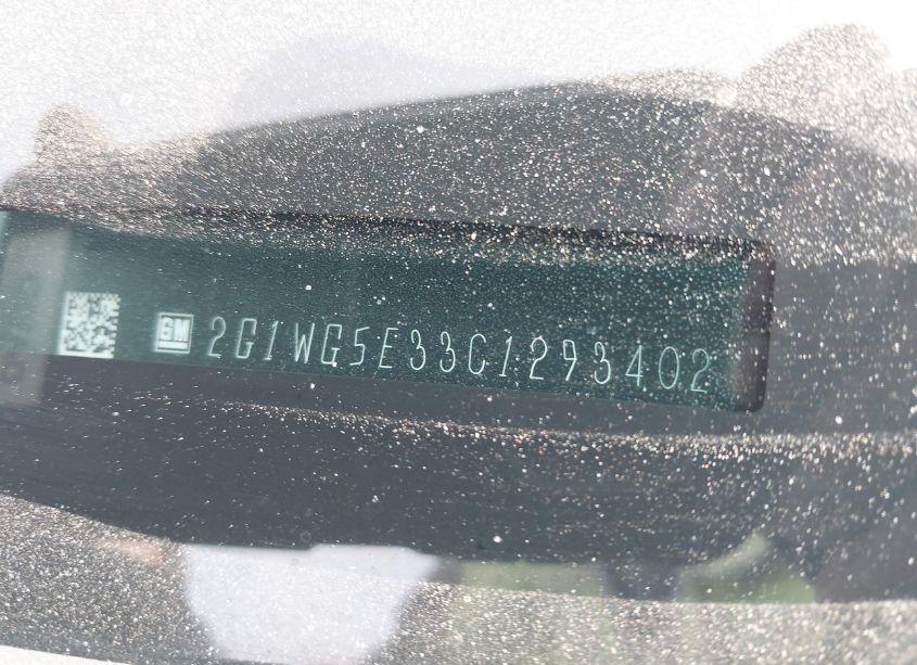 Photo 9 of 2012 Chevrolet Impala LT (VIN 2G1WG5E33C1293402)