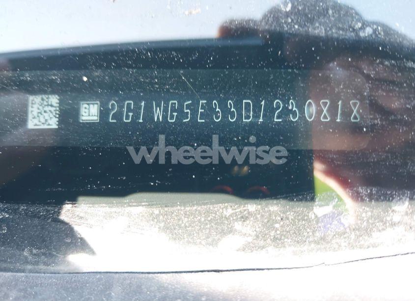 Photo 9 of 2013 Chevrolet Impala LT (VIN 2G1WG5E33D1230818)