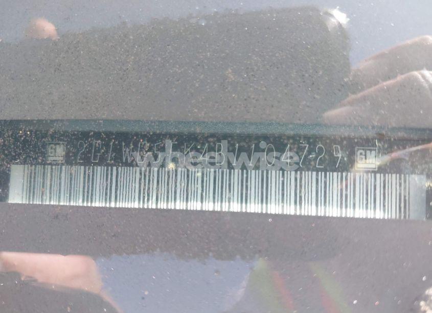 Photo 9 of 2011 Chevrolet Impala LT (VIN 2G1WG5EK4B1104729)