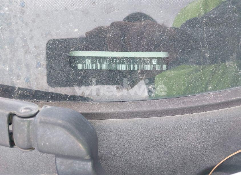 Photo 9 of 2011 Chevrolet Impala LT (VIN 2G1WG5EK5B1112578)