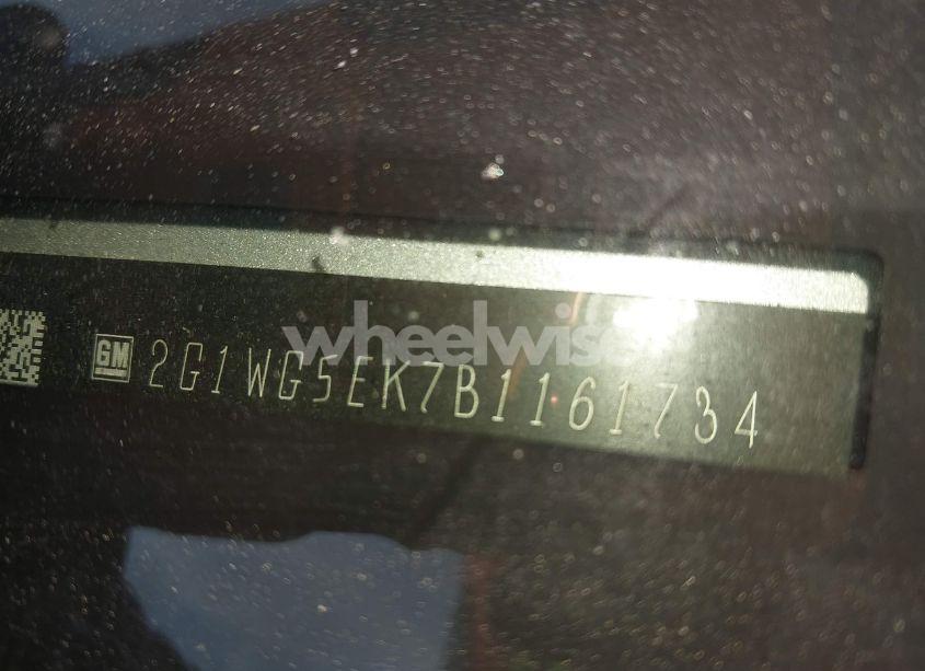 Photo 9 of 2011 Chevrolet Impala LT (VIN 2G1WG5EK7B1161734)