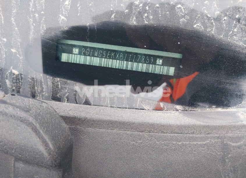 Photo 9 of 2011 Chevrolet Impala LT (VIN 2G1WG5EKXB1117839)