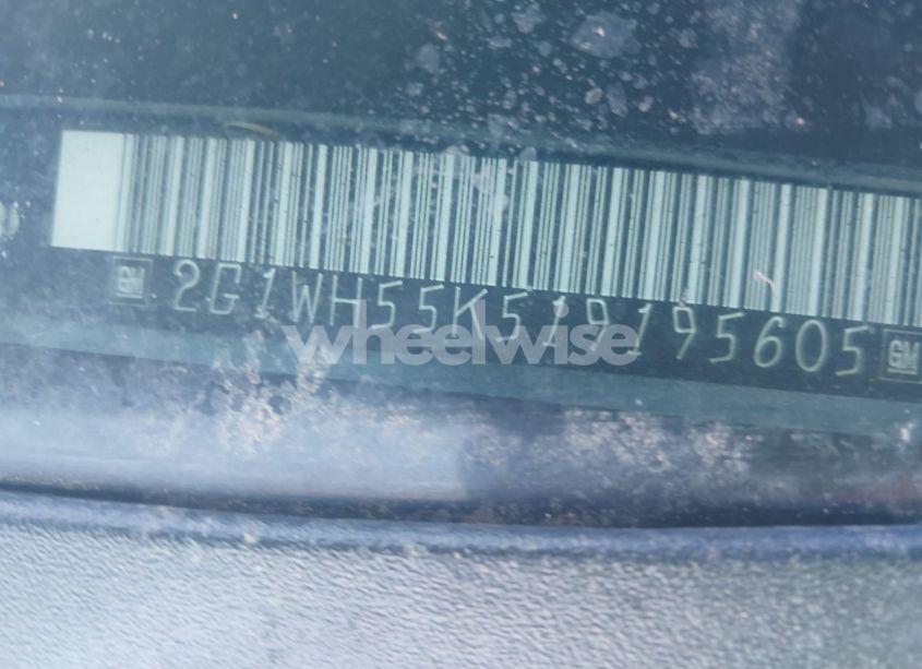 Photo 9 of 2001 Chevrolet Impala LS (VIN 2G1WH55K519195605)