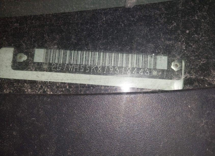 Photo 9 of 2001 Chevrolet Impala LS (VIN 2G1WH55K819318443)