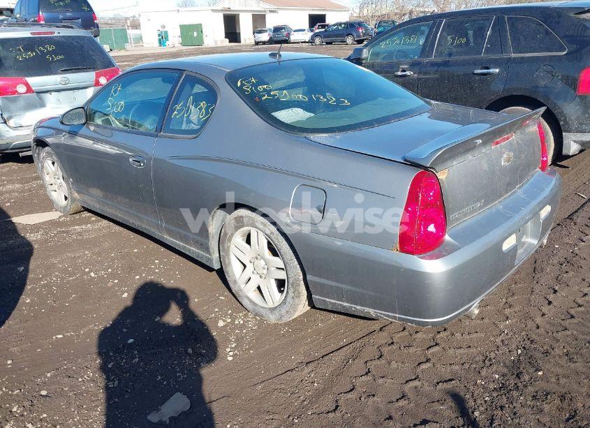 Photo 3 of 2006 Chevrolet Monte CARLO LT (VIN 2G1WK151269228293)