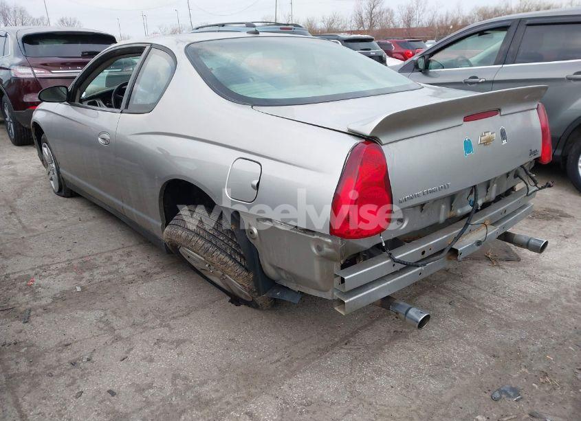 Photo 3 of 2006 Chevrolet Monte CARLO LT (VIN 2G1WK151569210533)