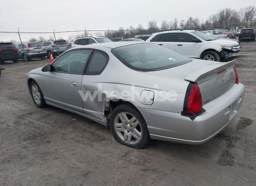 Photo 3 of 2007 Chevrolet Monte CARLO LT (VIN 2G1WK16K479387843)