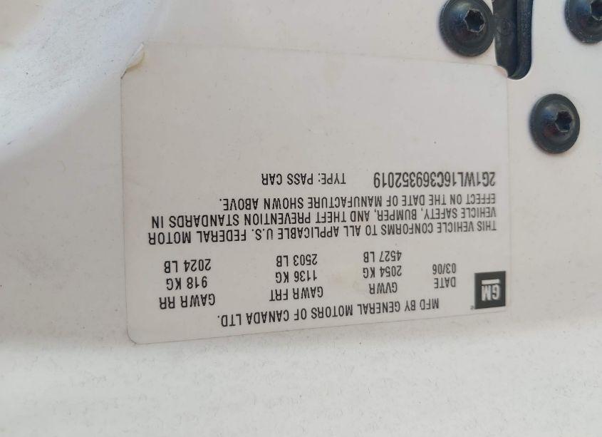 Photo 9 of 2006 Chevrolet Monte CARLO SS (VIN 2G1WL16C369352019)