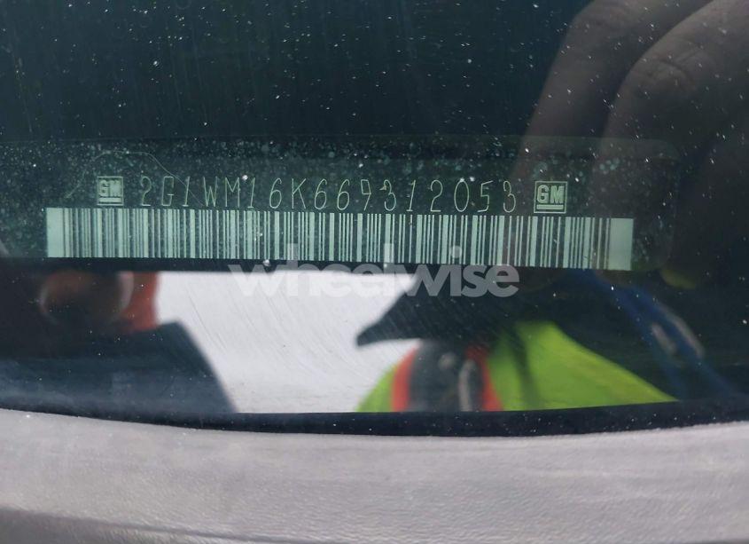 Photo 9 of 2006 Chevrolet Monte CARLO LT (VIN 2G1WM16K669312053)