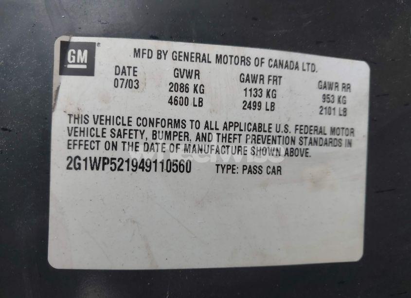 Photo 9 of 2004 Chevrolet Impala SS SUPERCHARGED (VIN 2G1WP521949110560)