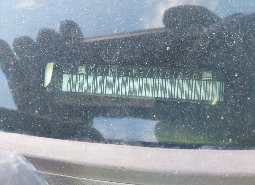 Photo 11 of 2007 Chevrolet Impala LT (VIN 2G1WT55K979161626)