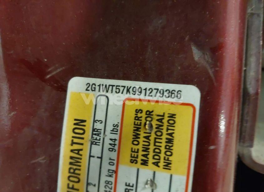 Photo 9 of 2009 Chevrolet Impala LT (VIN 2G1WT57K991279366)