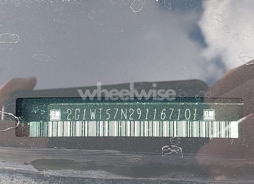 Photo 9 of 2009 Chevrolet Impala LT (VIN 2G1WT57N291167101)