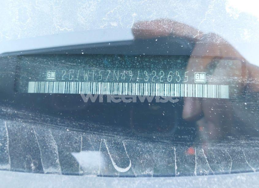 Photo 9 of 2009 Chevrolet Impala LT (VIN 2G1WT57N491322635)