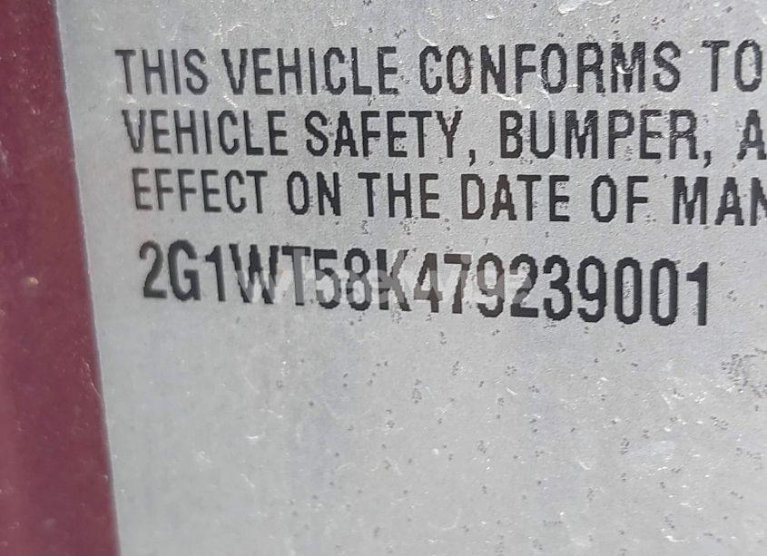 Photo 9 of 2007 Chevrolet Impala LT (VIN 2G1WT58K479239001)