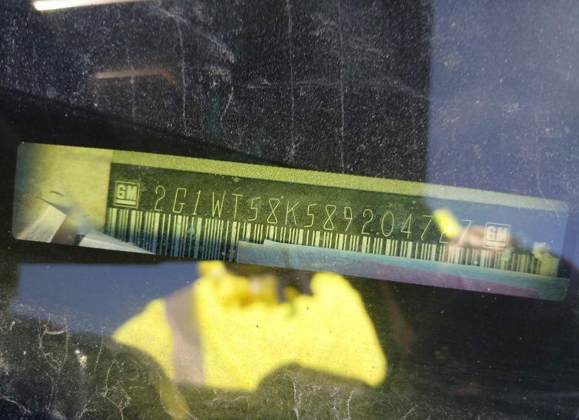 Photo 9 of 2008 Chevrolet Impala LT (VIN 2G1WT58K589204727)