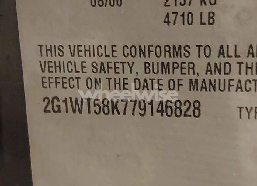 Photo 9 of 2007 Chevrolet Impala LT (VIN 2G1WT58K779146828)