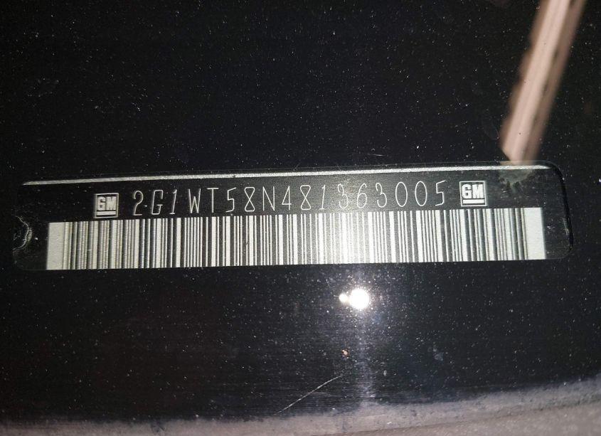 Photo 17 of 2008 Chevrolet Impala LT (VIN 2G1WT58N481363005)