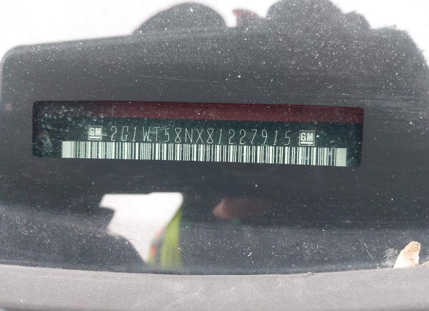 Photo 9 of 2008 Chevrolet Impala LT (VIN 2G1WT58NX81227915)