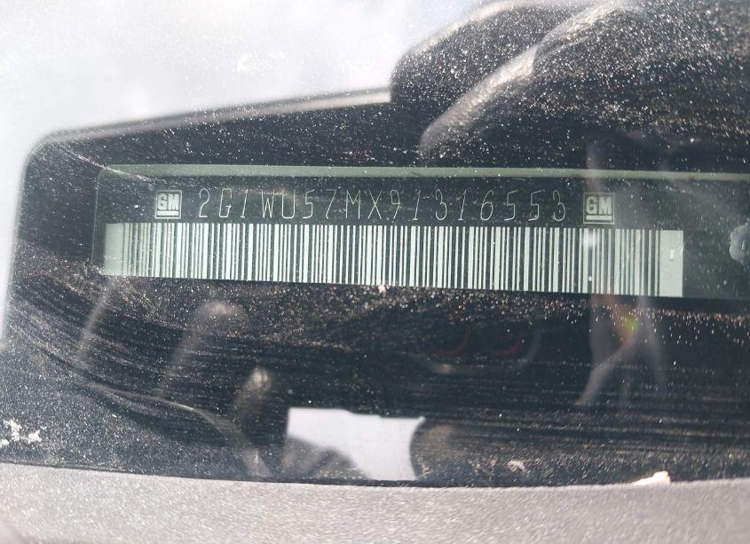 Photo 9 of 2009 Chevrolet Impala LTZ (VIN 2G1WU57MX91316553)