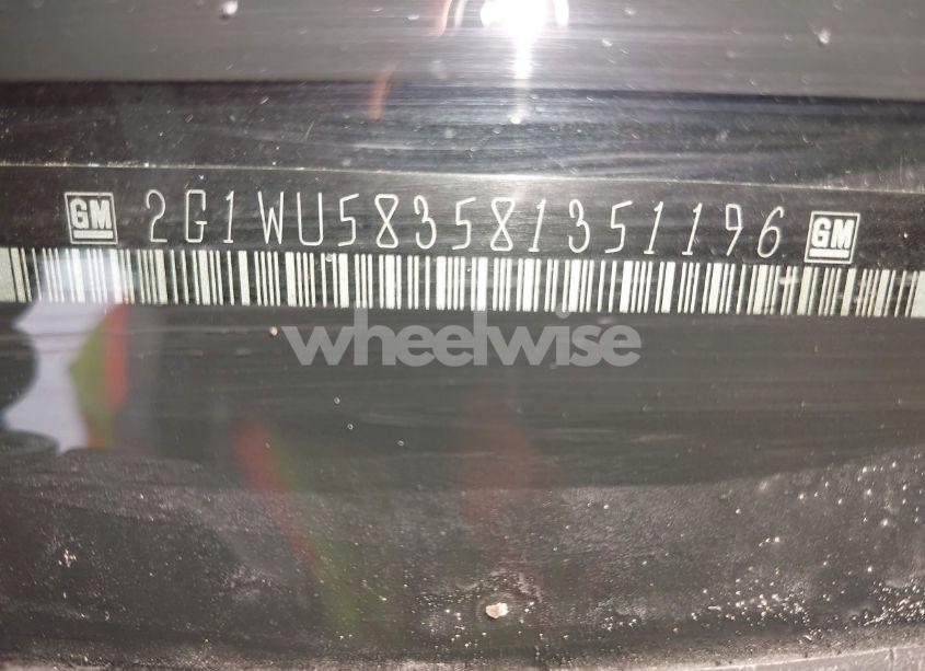 Photo 9 of 2008 Chevrolet Impala LTZ (VIN 2G1WU583581351196)