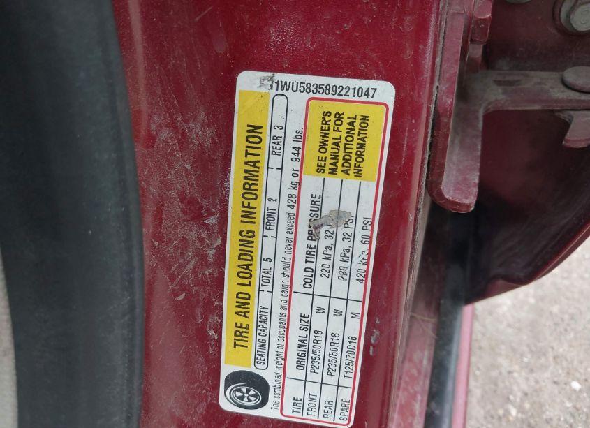 Photo 9 of 2008 Chevrolet Impala LTZ (VIN 2G1WU583589221047)