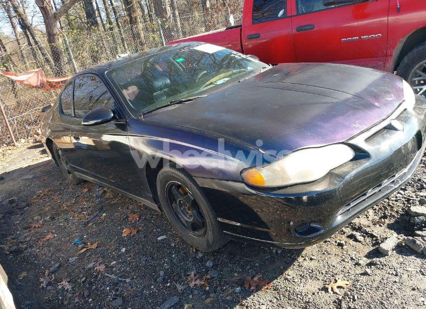 2005 Chevrolet Monte CARLO LS (VIN 2G1WW12E159385923) main photo