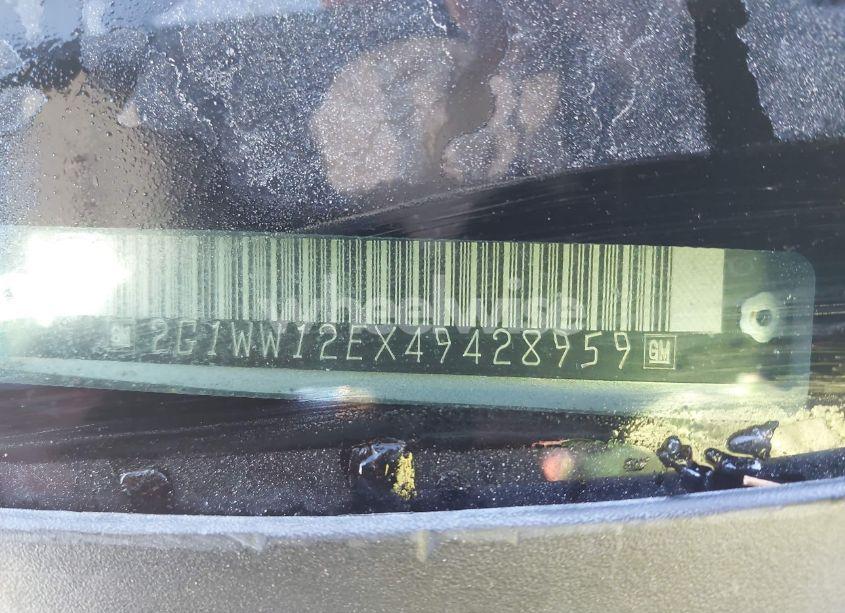 Photo 9 of 2004 Chevrolet Monte CARLO LS (VIN 2G1WW12EX49428959)