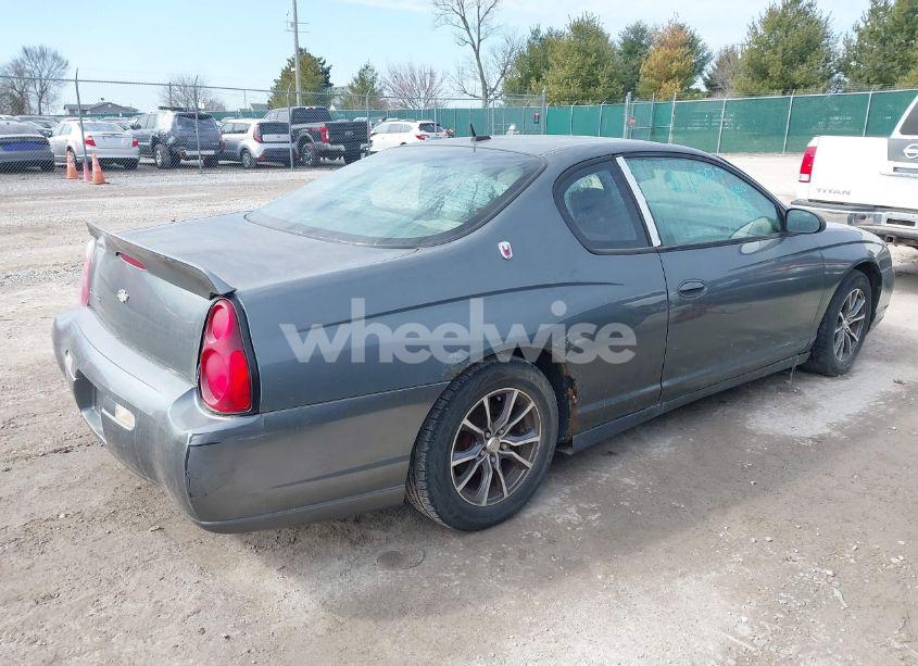 Photo 4 of 2005 Chevrolet Monte CARLO LS (VIN 2G1WW12EX59310959)