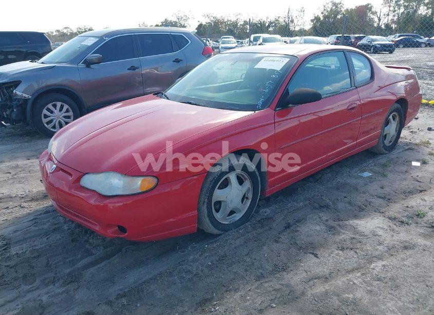 Photo 2 of 2003 Chevrolet Monte CARLO SS (VIN 2G1WX12K539342699)