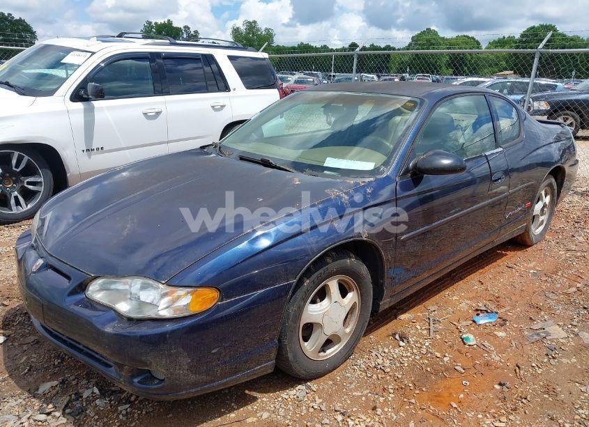 Photo 2 of 2000 Chevrolet Monte CARLO SS (VIN 2G1WX12K5Y9207925)