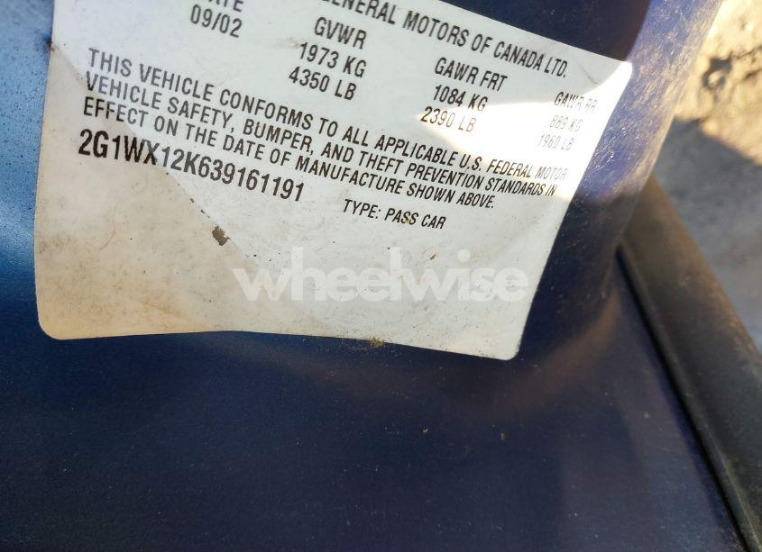 Photo 9 of 2003 Chevrolet Monte CARLO SS (VIN 2G1WX12K639161191)