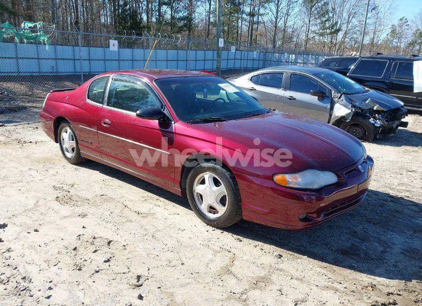 2002 Chevrolet Monte CARLO SS (VIN 2G1WX15K529221892) main photo